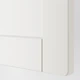 Гардероб IKEA СМОСТАД / ОПХУС, белый с рамой, с 2 платяными штангами, 60x42x181 см, 194.263.57 - изображение 11