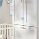 Гардероб IKEA СМОСТАД / ОПХУС, белый с рамой, с 3 ящиками, 60x42x181 см, 394.263.80 - изображение 4