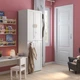 Гардероб IKEA СМОСТАД, белый с рамой, с 2 платяными штангами, 60x42x181 см, 493.909.03 - изображение 2