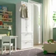 Гардероб IKEA ЗМОСТАД/ОПХУС, білий з рамою, з 2 ящиками, 60x42x181 см, 594.262.99 - зображення 3