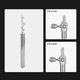 Стійка-штатив для фотообладнання з нержавіючої сталі 2,8 м, Photography light stand heavy Duty 2.8 m - зображення 9