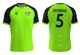Футболка волейбольная мужская RIGO OMEGA Black-Neongreen L - изображение 2