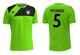 Футболка волейбольна чоловіча RIGO CANZAS Black-Neongreen XL - зображення 2