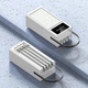 Портативна батарея повербанк Power bank 60 000 mAh c LED панеллю для телефону з ремінцем та перехідниками, Білий - зображення 4