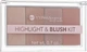 Палетка хайлайтеров и бронзеров для лица Bell Hypoallergenic Highlight & Blush Kit 20 г - изображение 7