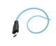 Кабель USB Hoco X21 Plus Silicone USB - Micro USB 1m Чорно-Синій - зображення 4