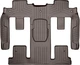 Автомобильные коврики в салон Weathertech на Chevrolet Traverse 10-17 2-3 ряд какао Шевроле Траверс WT00276981 - изображение 1