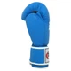 Перчатки для бокса кожаные матовые на липучке Fairtex Matt Heroe 8577 12 унций Blue-Black - изображение 4