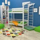 Двоярусне спортивне ліжко Sportbaby Babyson 10 80x190 см - зображення 1