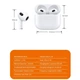 Безпровідні навушники WUW R184 TWS EarBuds Bluetooth 5.0 White - изображение 5