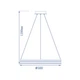 Світлодіодний світильник Feron AL6610 SHINE LEVITATION 50W білий (40285) - изображение 4