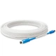 Патч-корд оптический SC/UPC-SC/UPC Белый LSZH, Singlemode G.657.А2 (SM) Flex, Simplex, 3мм - 40 м - изображение 2