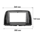 Перехідна рамка 9" Lesko для Mazda CX-5 2012-2016 (7341) Black - зображення 3
