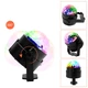 Світлодіодна диско куля Disco Light, лампа проектор, з пультом управління, 3 кольори, 7 режимів світіння, 3 музичних режими - зображення 4