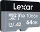 Карта пам'яті Lexar High-Performance 1066x microSDXC 64GB Class 10 UHS-I A2 V30 U3 (LMS1066064G-BNANG) - зображення 2