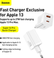 Зарядний пристрій Baseus Super Si Pro Quick Charger USB+Type-C 30W QC3.0+PD3.0 White (CCSUPP-E02) - зображення 11