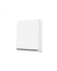 Розумний двоклавішний вимикач з нульовою лінією Aqara E1 Wall Switch EU Zigbee 3.0 Apple HomeKit 2 клавіша (QBKG41LM) - зображення 1