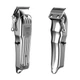 Машинка для стрижки GA.MA SM0125 Titanium з 4 насадками (SM0125) - зображення 3