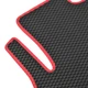 Коврики в салон Kinetic для Mitsubishi Lancer 9 '04-09 EVA-полимерные черные с красной тесьмой (комплект) - изображение 5