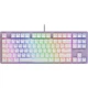 Клавіатура HATOR Rockfall 2 Mecha TKL orange RGB USB Lilac (HTK-724) - изображение 1