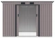Садовий будинок сарай із навісом для інструментів OREGON 9x6 Warm Grey 261x171 cm 004041 - зображення 5