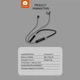 Бездротові навушники WUW R154 Magnetic SPORT Bluetooth 5.0 для занять спортом Black - зображення 7