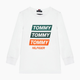 Bluza dziecięca chłopięca Tommy Hilfiger KB0KB06952-YBR 92 cm Biała (8720114871168) - obraz 1