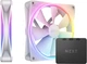 Zestaw wentylatorów NZXT F140 RGB DUO Twin Pack 140 mm PWM White (RF-D14DF-W1) - obraz 1