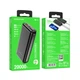 Павербанк с быстрой зарядкой 20000mAh BOROFONE BJ42A |USB/Type-C, 22.5W+20W| Черный - изображение 2