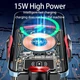 Автодержатель Auto open-close Transparent Wireless Charger XYJ A6 15W RGB - изображение 5