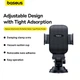 Автодержатель Baseus UltraControl Go Series Clamp-Type Phone Holder 5.4-7.2" (C40361600111-00) - изображение 10