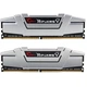 Модуль пам'яті для комп'ютера DDR4 16GB (2x8GB) 2400 MHz RipjawsV Silver G.Skill (F4-2400C15D-16GVS) - зображення 1