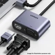 Конвертер переходник Ugreen USB 3.0 To HDMI / VGA с USB кабелем Grey (YM1403) - зображення 3