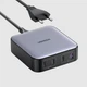 Зарядное устройство настольное Ugreen Nexode 100W GaN 1xUSB-A+3xUSB-C Power Delivery Grey (YM1577) - изображение 1