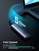 Корпус карман для жестких дисков Ugreen M.2 SATA NGFF SSD Enclosure B-Key 5 Гбит/с A to C Cable 50cm (YM1251) - изображение 3