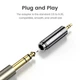Переходник адаптер Ugreen HiFi 3.5 mm штекер to 6.35 mm разъём аудио адаптер (YM1716) - изображение 7