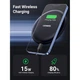 Бездротовий зарядний пристрій Ugreen Wireless Charger Pad 15 W Black (YM1170) - зображення 2
