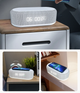 Настільний годинник New smart з бездротовою зарядкою 4 в 1 з підсвічуванням світлодіодним LED будильником та термометром (YZ-6) - зображення 14