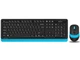 Комплект беспроводной A4Tech FG1010 Black/Blue USB - изображение 2