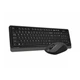 Комплект (клавиатура, мышь) беспроводной A4Tech FG1012 Black USB - изображение 3