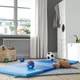 Складной гимнастический коврик IKEA ПЛУФСИГ, синий, 78 х 185 см, 905.522.66 - изображение 2
