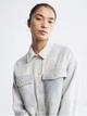 Куртка демисезонная короткая женская Calvin Klein 339930074 XL Голубая (1159795972) - изображение 3