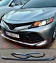 Захисний хромований молдинг на передній бампер Toyota Camry 70 (2018 – 2021 р.) - зображення 2