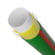 Шланг для води чотиришаровий, 3/4", 50 м, армований, PVC INTERTOOL GE-4126 - зображення 3