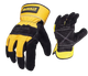 Перчатки рабочие защитные универсальные DeWalt с кожаной ладонью и пальцами (DPG41L) - изображение 1
