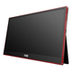 Монитор TFT AOC 15.6" 16G3 IPS FHD 144Hz HDMI USB-C MM Gaming Portable Black/Red - изображение 4