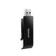 Флеш-накопитель USB3.2 64GB Apacer AH350 Black (AP64GAH350B-1) - изображение 2