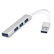Адаптер Перехідник USB на USB 3.0 Bodasan Gray (R050724) - зображення 1