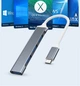 Адаптер Перехідник Type-C 3.1 на USB 3.0 для MacBook iMac Bodasan Gray (W050722) - зображення 4