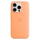 Чехол противоударный силиконовый OEMG Guard Shockproof Silicone Case with MagSafe для Apple iPhone 15 Pro (6.1") Orange Sorbet (MT1W3ZM/A) - изображение 6